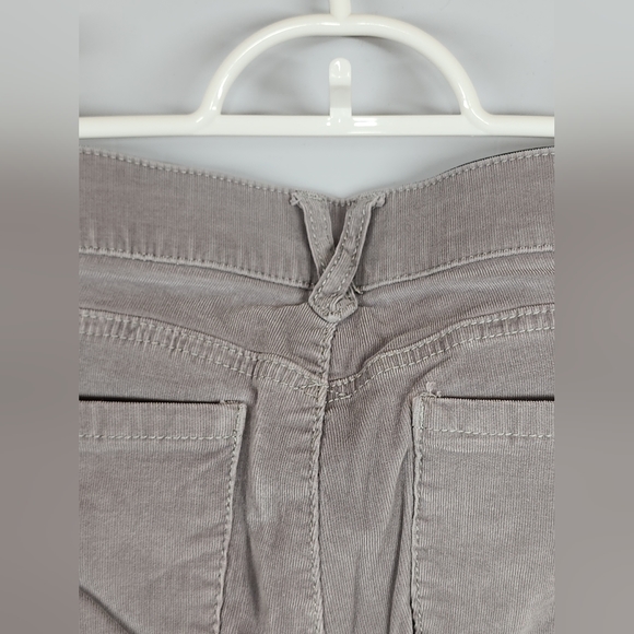 Democracy "Ab" Technology Jeans Corduroy 6 Skinny Leg Light Grey Stretch - Picture 6 of 11